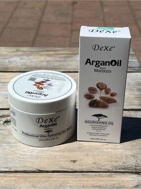 Dexe | Argan Nourishing Hair Oil & Hydrating Hair Mask Duo